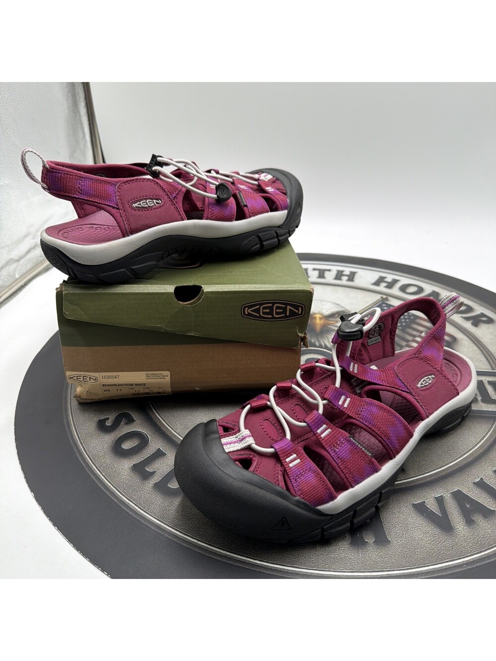 [KEEN] W's Newport H2 Sandals Beaujolais/Star White 1030547 Size 11